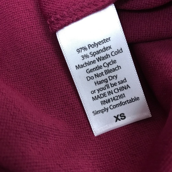 LuLaRoe Cranberry Red Amelia Dress - Picture 9 of 9